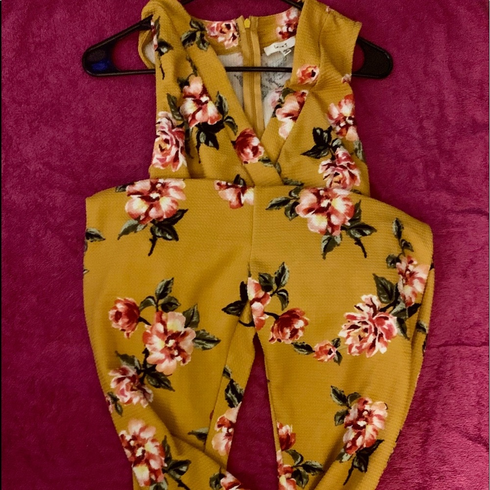 Floral jumpsuit